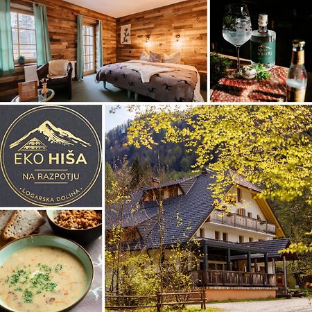 Solčava Eko Hisa-Eco House Na Razpotju酒店 外观 照片